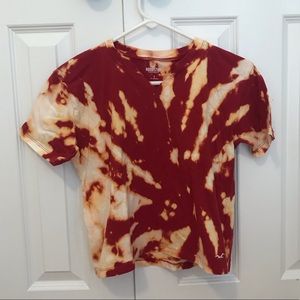 Bleach dyed t-shirt